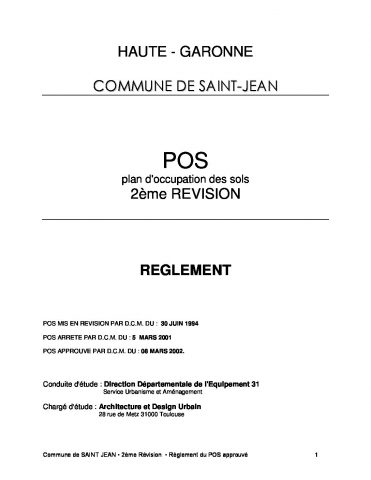 dispositions générales