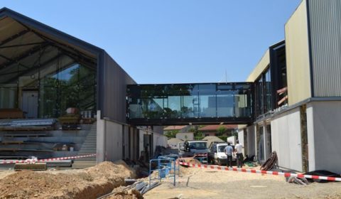 Travaux du bâtiment « les granges » au 14 juin