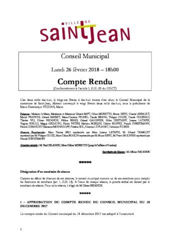 COMPTE RENDU