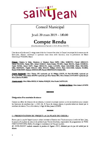 COMPTE RENDU 2003