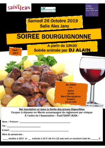 Affiche A4 bourguignonne