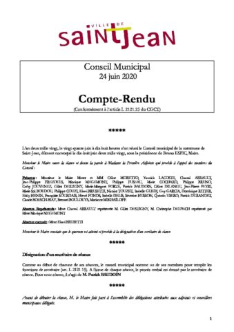 COMPTE-RENDU – AFFICHAGE