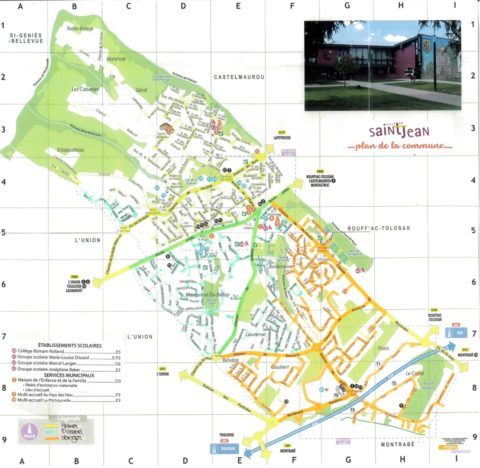 Plan Saint-Jean avec séctorisation