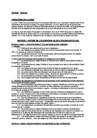 ZONE 1NAXf