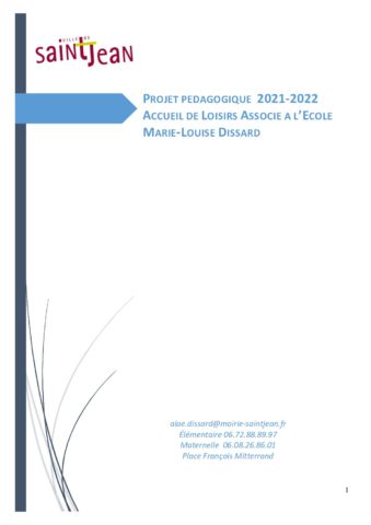 Projet pédagogique ML Dissard 2021-2022
