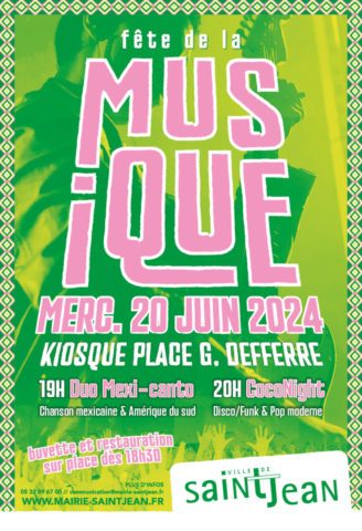 Affiche fête de la musique 2024