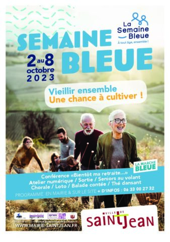 Flyer semaine bleue 2023