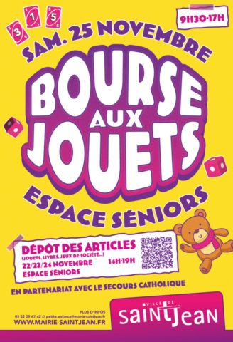 Affiche bourse aux jouets 2023