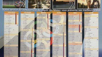 Campagne Vente des calendriers des éboueurs