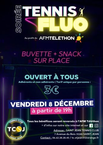 Affiche téléthon 2023 TCSJ