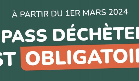 Pass déchèterie obligatoire au 1er mars 2024