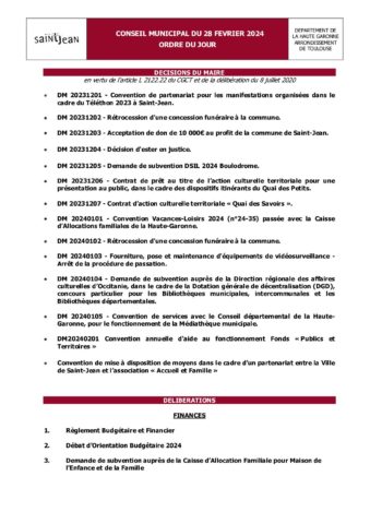 20240228- Ordre du jour