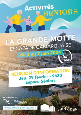 Affiche Sortie Séniors La Grande Motte