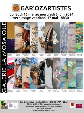affiche Gar’ozartistes