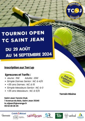 Affiche Tournoi Open 2024
