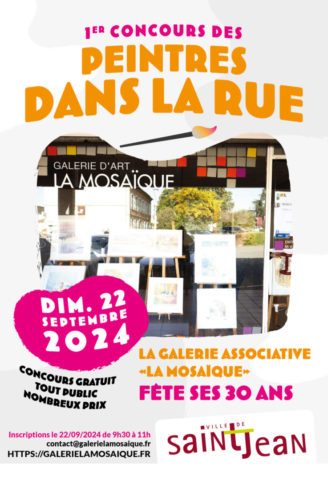 Affiche concours mosaique 2024