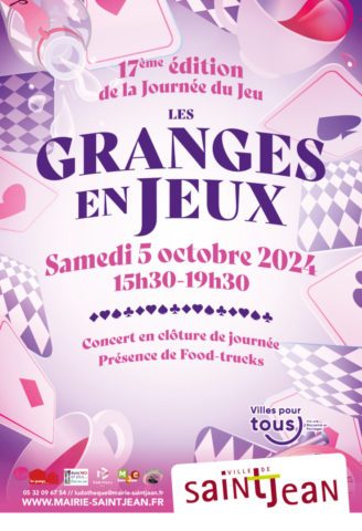Affiche Granges en jeux 2024