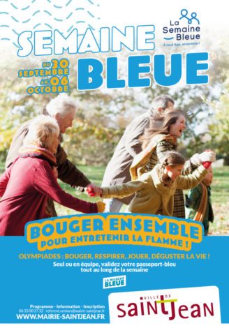 Affiche Semaine bleue 2024
