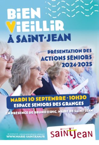Affiche activités séniors 2024-25
