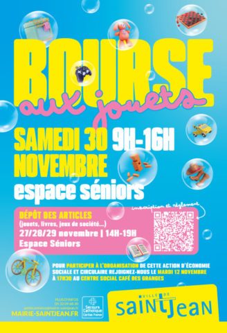 Affiche bourse aux jouets 2024