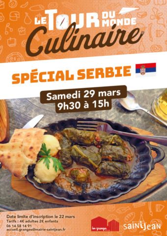 Tour du monde culinaire serbie mars 2025