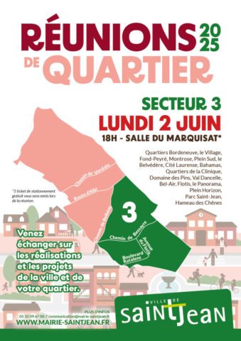 Réunions de quartier : Secteur 3