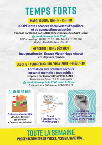 Flyer Semaine du CCAS 2025 verso