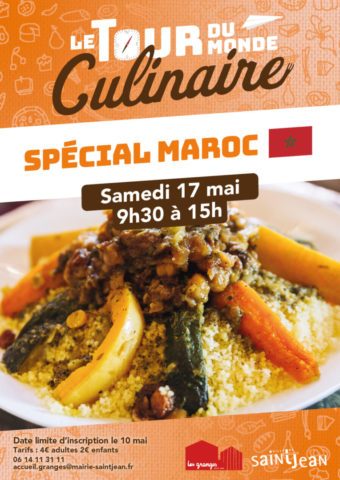 Tour du monde culinaire maroc mai 2025