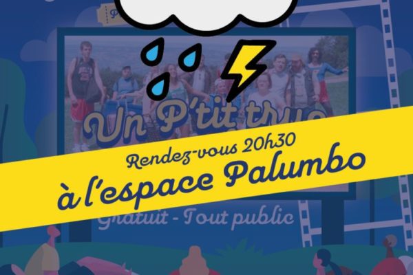 Ciné plein air déplacé à l’Espace Palumbo