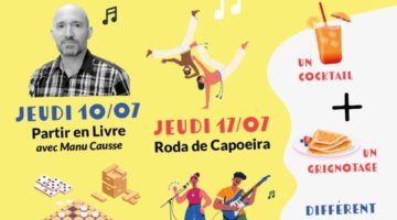 Terrasse des Granges spécial Partir en Livres