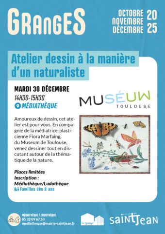 Atelier dessin à la manière d’un naturaliste