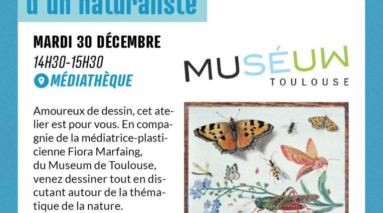 Atelier dessin à la manière d’un naturaliste