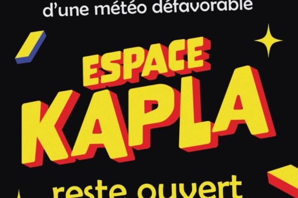 Annulation Granges en Jeux -> Après-midi Kapla
