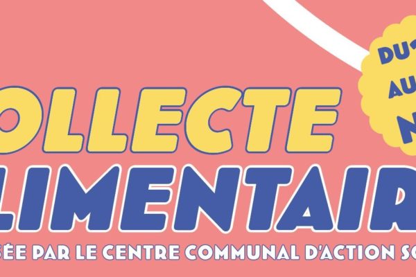 Collecte alimentaire du 24 au 28 novembre
