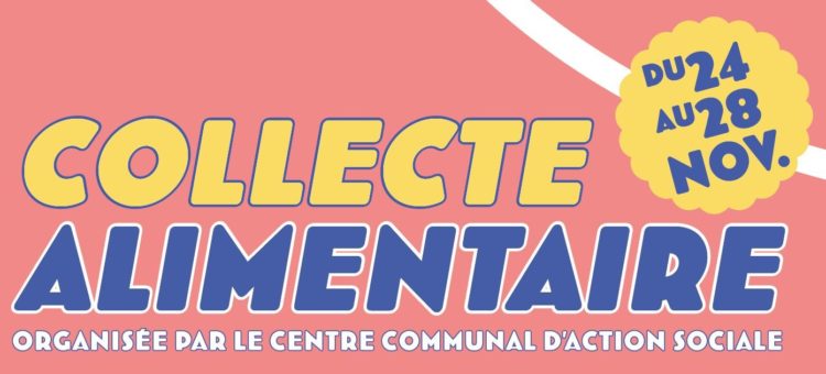 Collecte alimentaire du 24 au 28 novembre