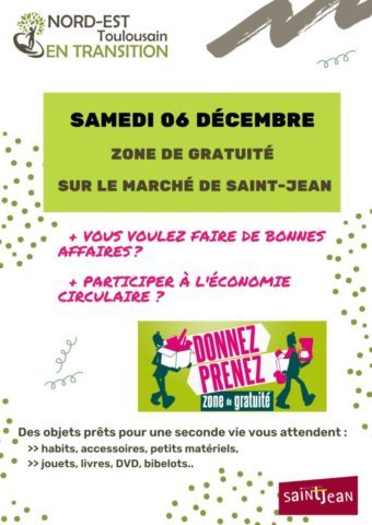 Zone de gratuité au marché de Saint-Jean