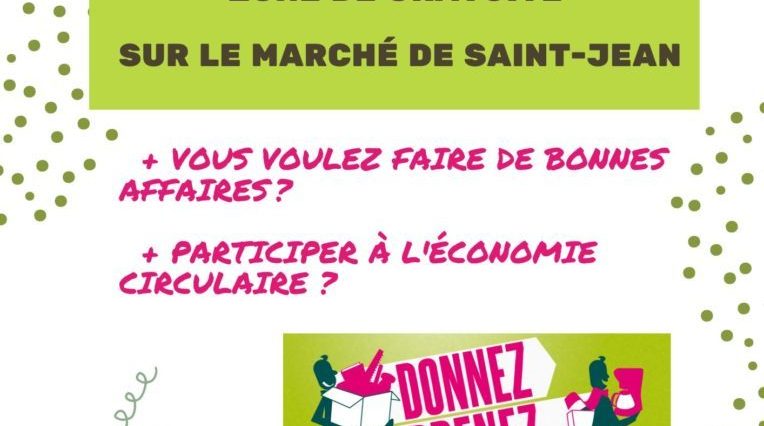 Zone de gratuité au marché de Saint-Jean