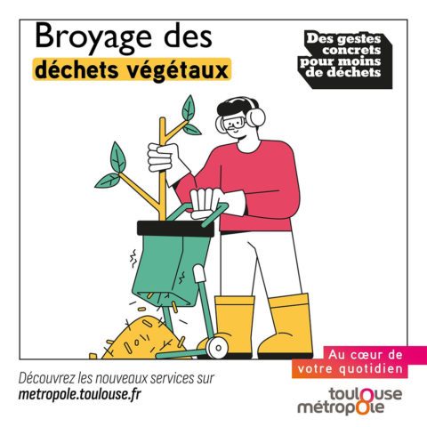 Broyage collectif déchets végétaux