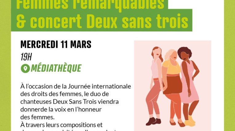 Inauguration Exposition Femmes remarquables & concert Deux sans trois