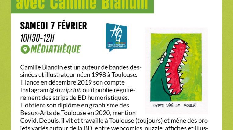 Rencontre/Atelier avec Camille Blandin