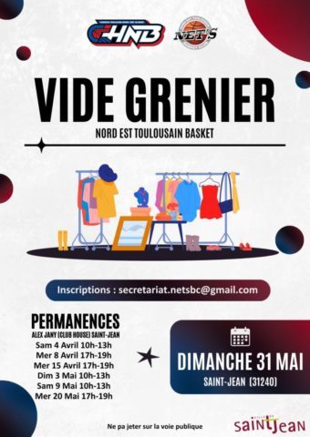 Vide-grenier Nord Est Toulousain Basket