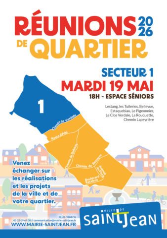 Réunions de quartier : Secteur 1