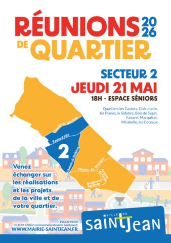 Réunions de quartier : secteur 2