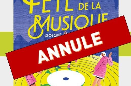Fête de la musique annulée