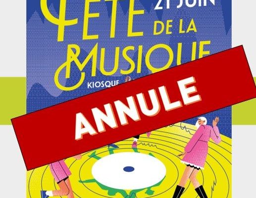 Fête de la musique annulée