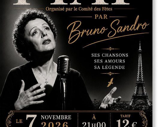 Recital Piaf par Bruno Sandro