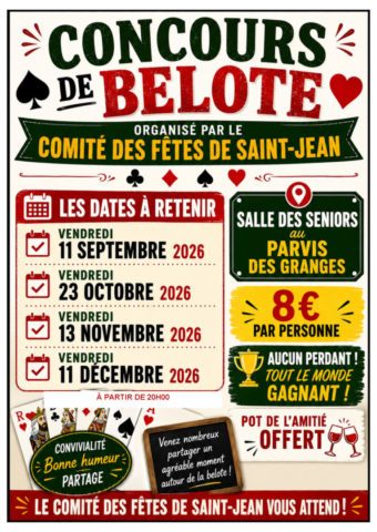 Concours de belote