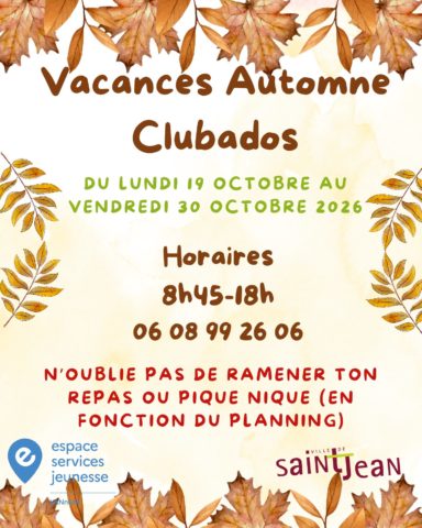 planning vacances automne 2026 validé